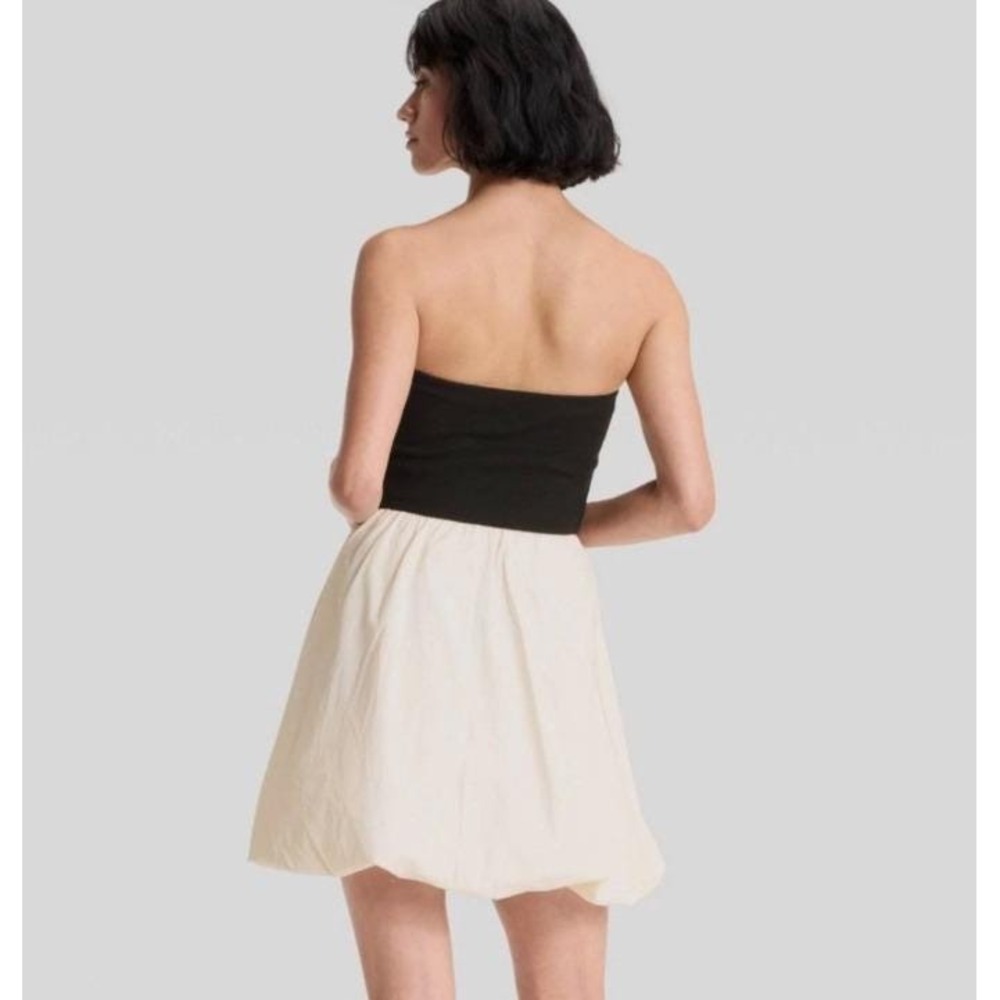 A New Day Women's Tube Bubble Mini Strapless A-Line Dress XL - Picture 3 of 4